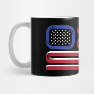 United States Flag Strips Mug